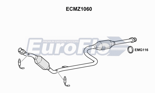 Catalytic Converter (ECMZ1060)
