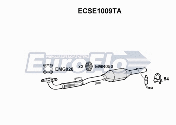 Catalytic Converter (ECSE1009TA)