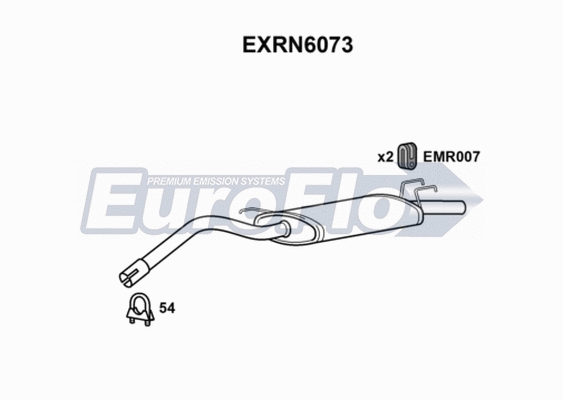 Rear Muffler (EXRN6073)