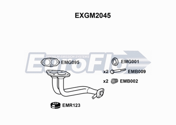 Exhaust Pipe (EXGM2045)
