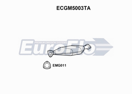 Catalytic Converter (ECGM5003TA)