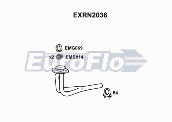 Exhaust Pipe (EXRN2036)