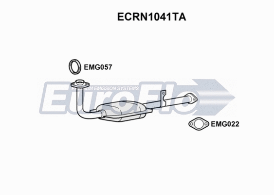 Catalytic Converter (ECRN1041TA)