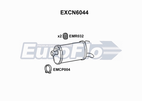 Rear Muffler (EXCN6044)