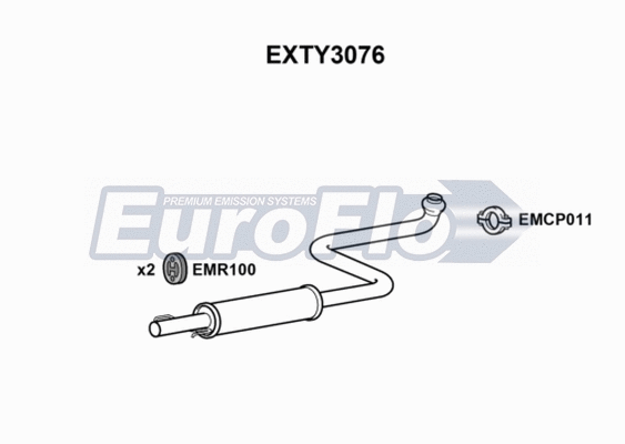 Centre Muffler (EXTY3076)