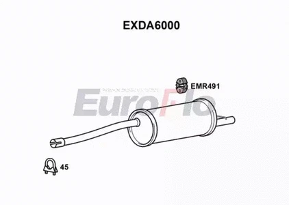 Rear Muffler (EXDA6000)