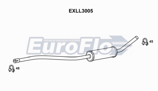 Centre Muffler (EXLL3005)