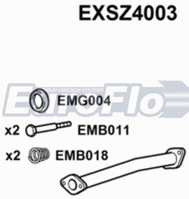 Exhaust Pipe (EXSZ4003)