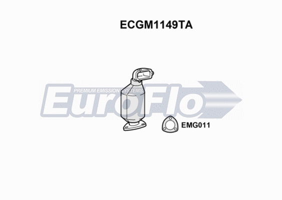 Catalytic Converter (ECGM1149TA)