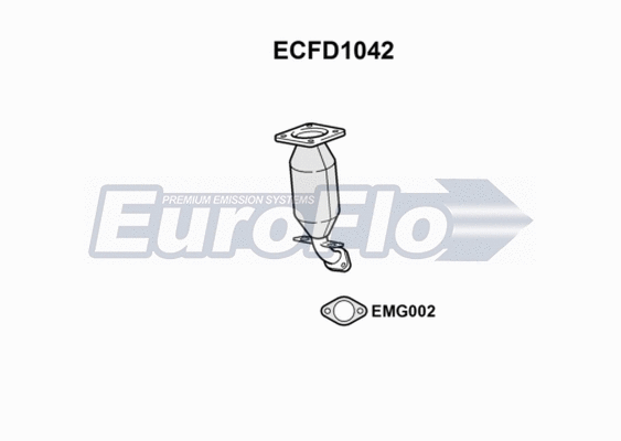 Catalytic Converter (ECFD1042)