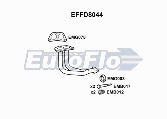 Exhaust Pipe (EFFD8044)