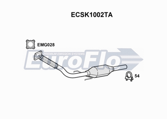 Catalytic Converter (ECSK1002TA)