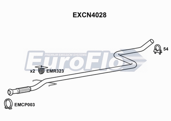 Exhaust Pipe (EXCN4028)