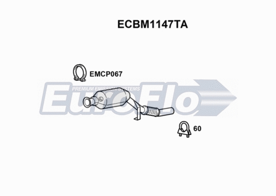 Catalytic Converter (ECBM1147TA)
