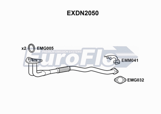 Exhaust Pipe (EXDN2050)