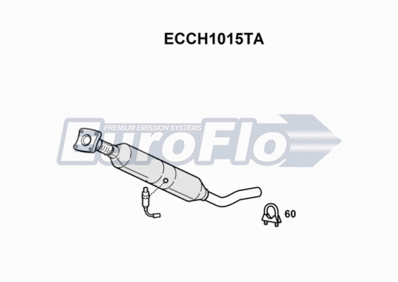 Catalytic Converter (ECCH1015TA)
