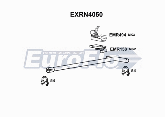 Exhaust Pipe (EXRN4050)