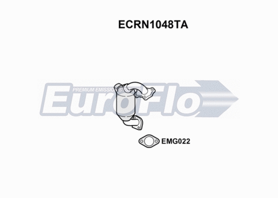 Catalytic Converter (ECRN1048TA)