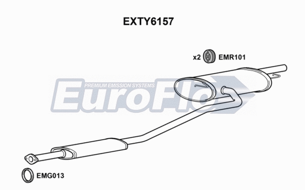 Rear Muffler (EXTY6157)