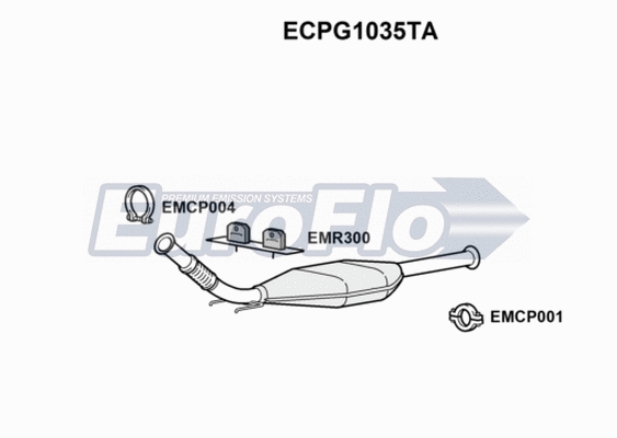 Catalytic Converter (ECPG1035TA)