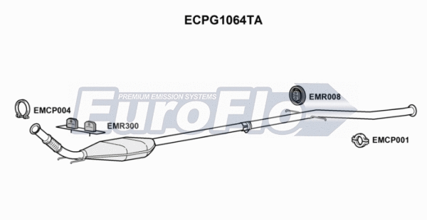 Catalytic Converter (ECPG1064TA)