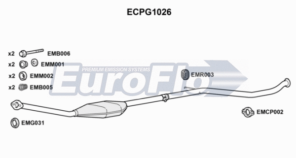 Catalytic Converter (ECPG1026)
