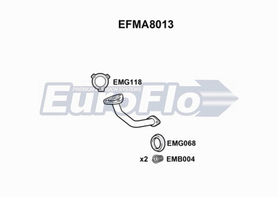 Exhaust Pipe (EFMA8013)