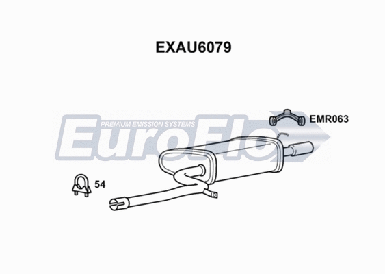Rear Muffler (EXAU6079)