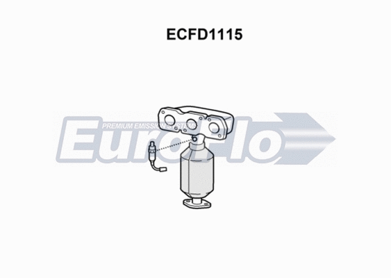 Catalytic Converter (ECFD1115)