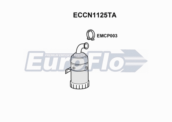 Catalytic Converter (ECCN1125TA)