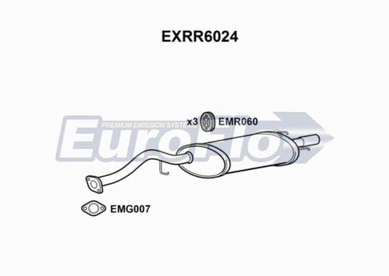 Rear Muffler (EXRR6024)