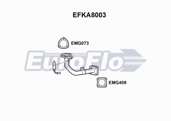 Exhaust Pipe (EFKA8003)