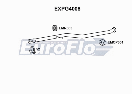 Exhaust Pipe (EXPG4008)