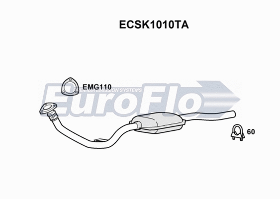Catalytic Converter (ECSK1010TA)