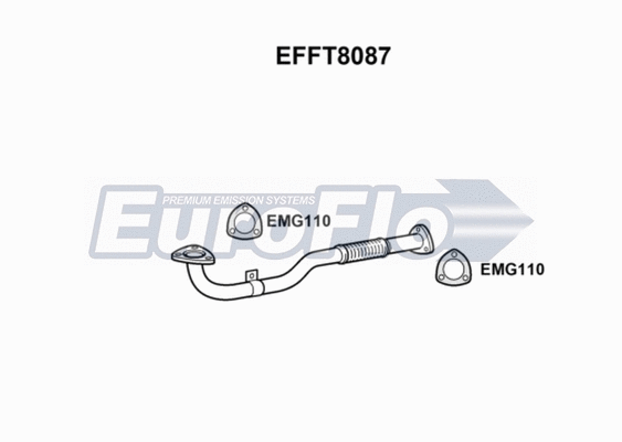 Exhaust Pipe (EFFT8087)