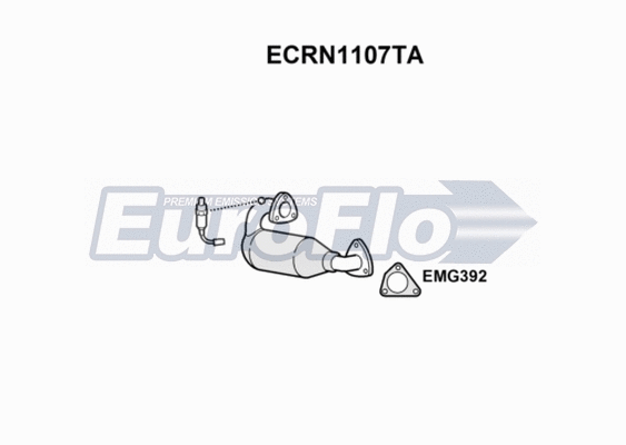 Catalytic Converter (ECRN1107TA)