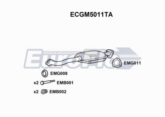 Catalytic Converter (ECGM5011TA)