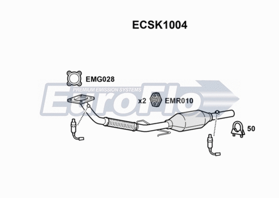 Catalytic Converter (ECSK1004)