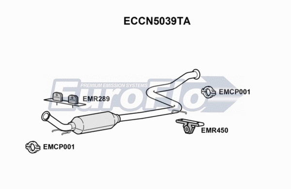 Catalytic Converter (ECCN5039TA)