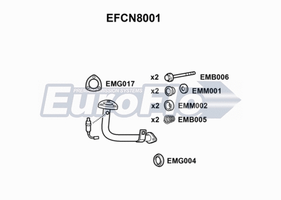 Exhaust Pipe (EFCN8001)