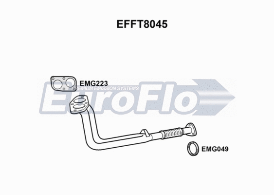 Exhaust Pipe (EFFT8045)