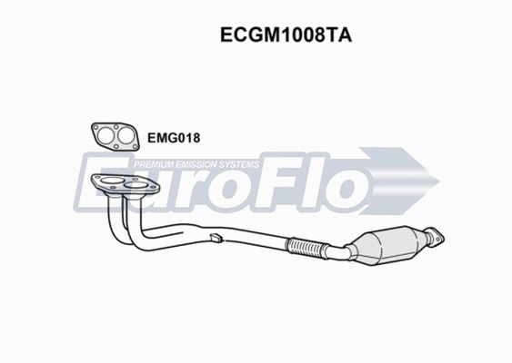 Catalytic Converter (ECGM1008TA)