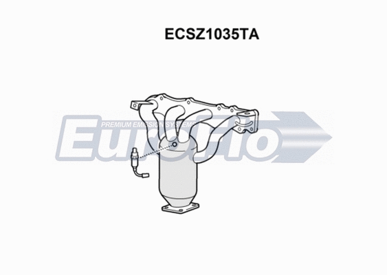 Catalytic Converter (ECSZ1035TA)