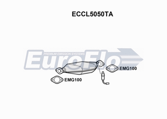 Catalytic Converter (ECCL5050TA)
