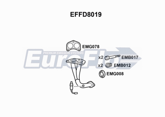 Exhaust Pipe (EFFD8019)