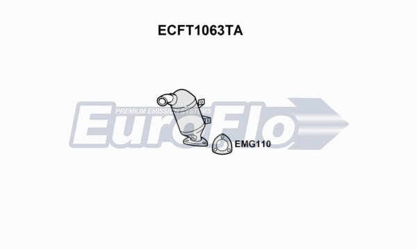 Catalytic Converter (ECFT1063TA)