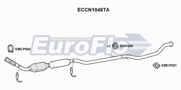 Catalytic Converter (ECCN1048TA)