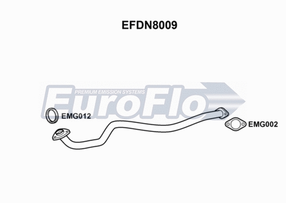 Exhaust Pipe (EFDN8009)