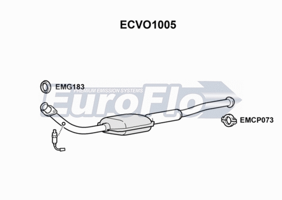 Catalytic Converter (ECVO1005)