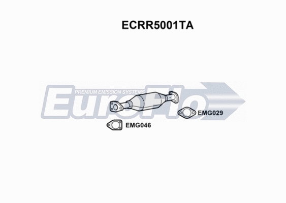 Catalytic Converter (ECRR5001TA)